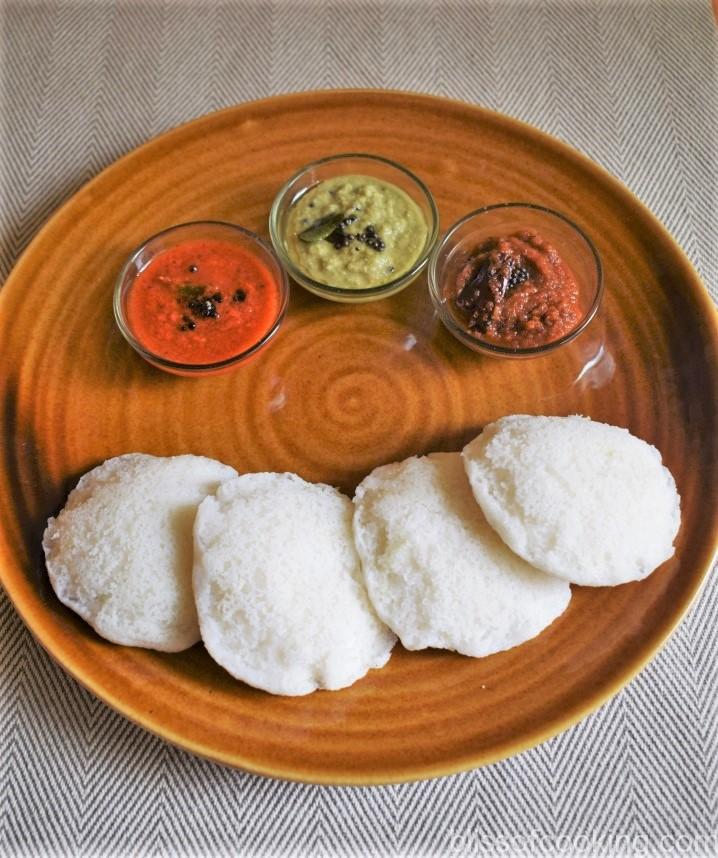Soft Rice Idli Steamed Rice Cake Bliss Of Cooking