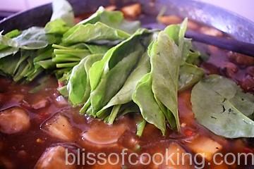 Chilli Basil Vegetables Gravy Bliss of Cooking